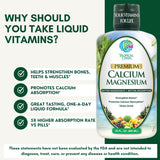 Tropical Oasis Liquid Calcium Magnesium 454g orange flavour nutritional information