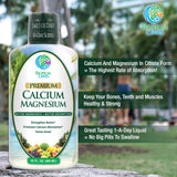 Tropical Oasis Liquid Calcium Magnesium 454g orange flavour with glass