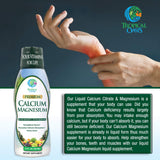 Tropical Oasis Liquid Calcium Magnesium 454g with orange flavour label