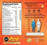 Tropical Oasis Mega Premium Multivitamin label close-up