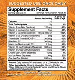 Tropical Oasis Organic Liquid Multivitamin for Toddlers 150g side view