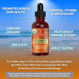 Tropical Oasis Organic Vitamin C Drops for Toddlers banana flavour
