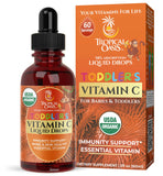 Tropical Oasis Organic Vitamin C Drops for Toddlers front view