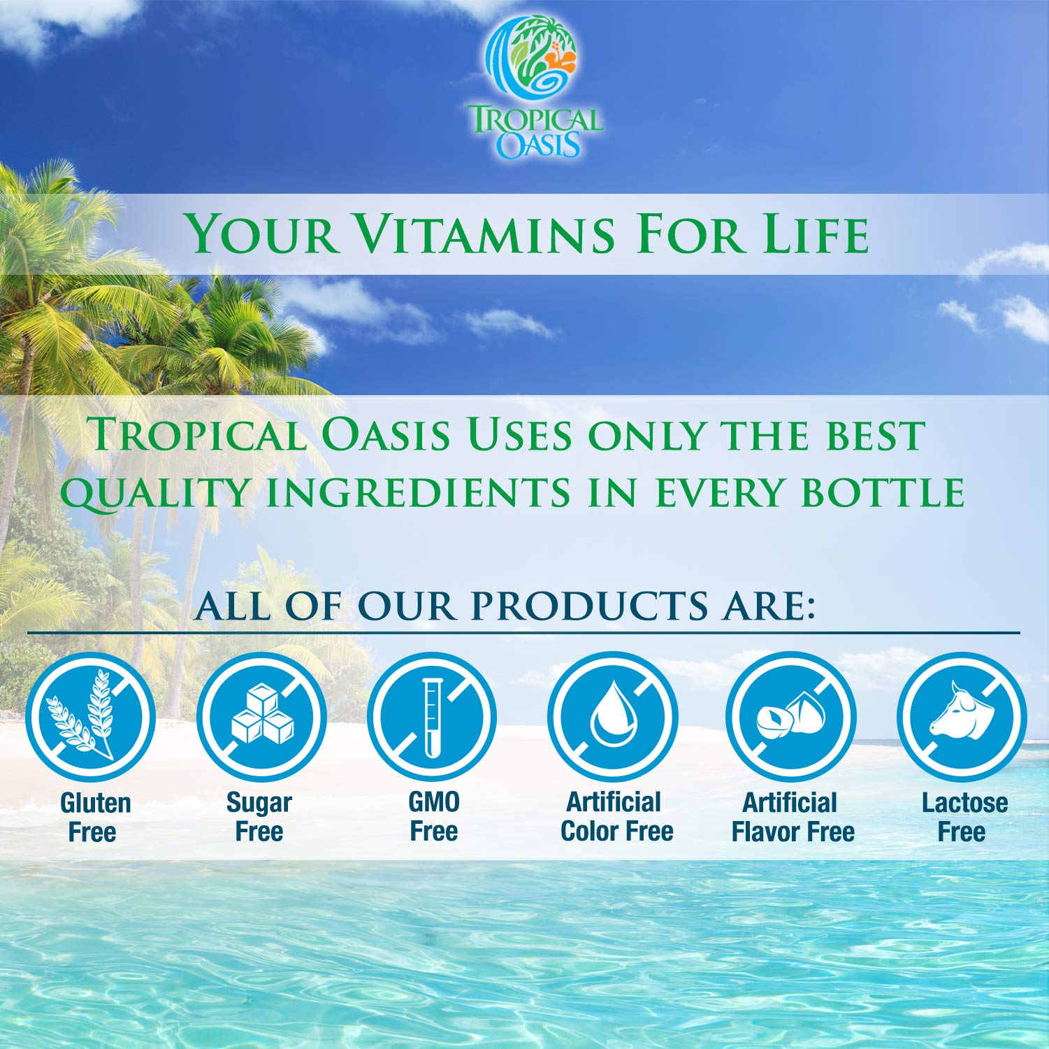 Tropical Oasis Organic Vitamin D3 K2 Drops bottle with dosage dropper