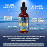 Tropical Oasis Organic Vitamin D3 K2 Drops dropper close-up
