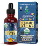 Tropical Oasis Organic Vitamin D3 K2 Drops for Kids front view
