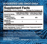 Tropical Oasis Organic Vitamin D3 K2 Drops packaging