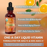 Tropical Oasis Vitamin C Liquid Drops 290g side view