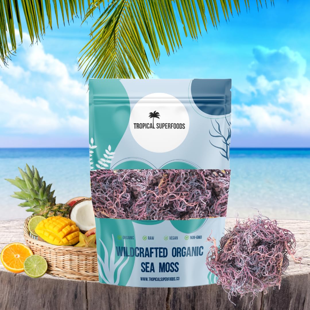 Tropical Superfoods Sea Moss in a bowl for preparation