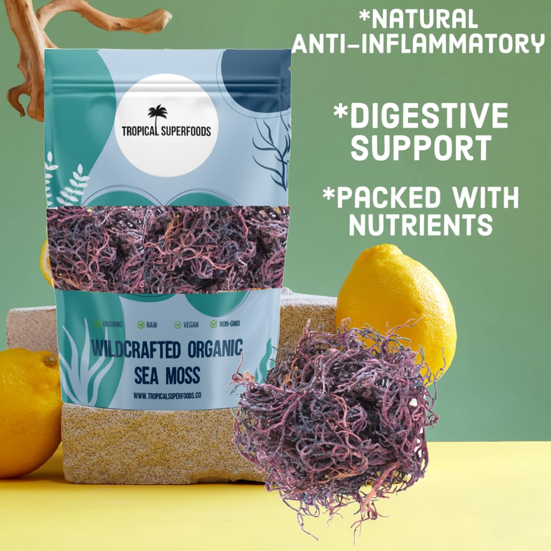 Tropical Superfoods Sea Moss natural sun-drying process