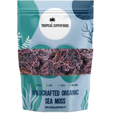 Tropical Superfoods Sea Moss on a kitchen counter with ingredients
