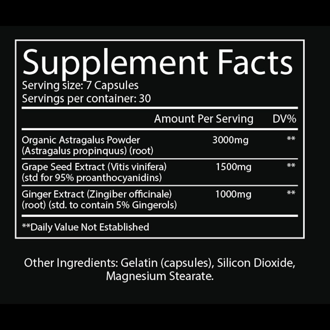 Troponin Nutrition Grape Seed Extract Capsules close-up