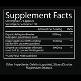 Troponin Nutrition Grape Seed Extract Capsules close-up