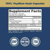 TRTL Supplements Psyllium Husk Capsules packaging details