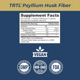 TRTL Supplements Psyllium Husk Powder 300g side view