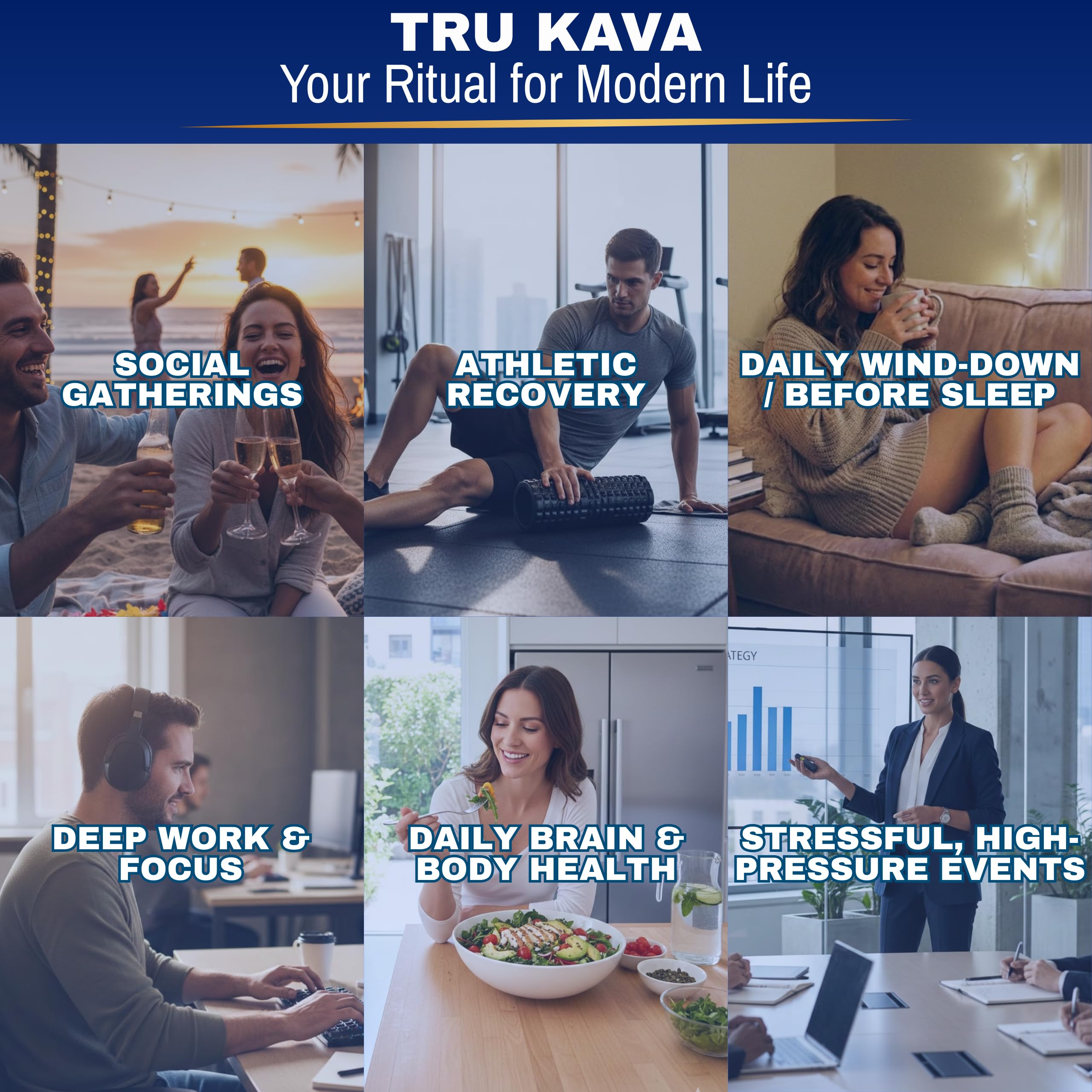 Tru Kava Instant Kava Drink Powder preparation with water