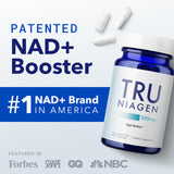 TRU NIAGEN NAD+ Supplement 300mg Capsules with dosage information