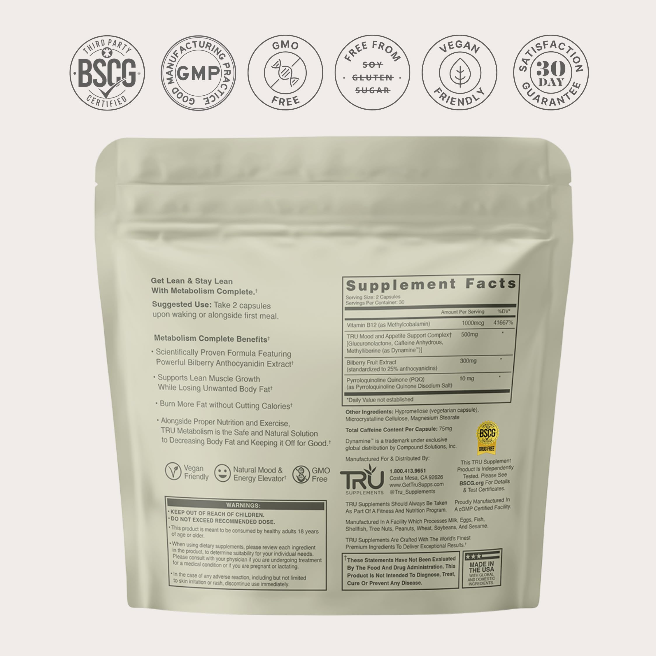 TRU Supplements Fat Burner Capsules lifestyle scene