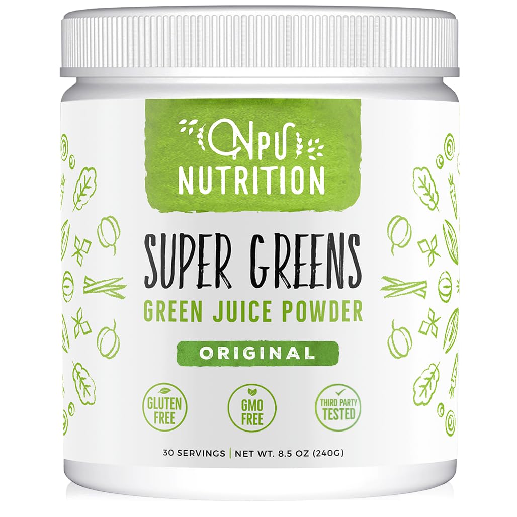 TruBaio Spirulina Green Superfood Powder 240g front view