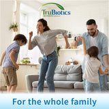 TruBiotics bottle with lifestyle background
