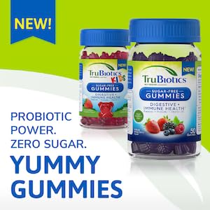 TruBiotics Probiotic Gummies for Kids gummy texture close-up