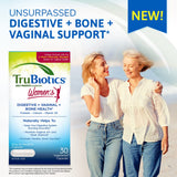 TruBiotics Women's Probiotic Supplement close-up of capsules