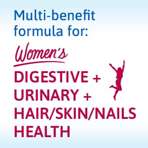 TruBiotics Women's Probiotic Supplement displayed on a kitchen counter