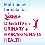 TruBiotics Women's Probiotic Supplement displayed on a kitchen counter