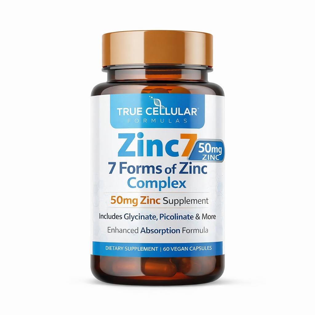 True Cellular Formulas Zinc7 Supplement front view