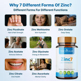 True Cellular Formulas Zinc7 Supplement ingredients list