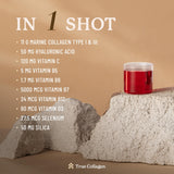 True Collagen Marine Collagen Drink 500ml bottle with natural berry flavour