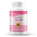 TRUE FEM Blended Vitamin Capsules front view, natural ingredients