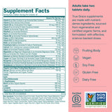 True Grace Daily Multivitamin bottle side view