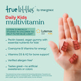 True Grace Kids Daily Multivitamin back view showing ingredient list