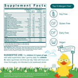 True Grace Kids Daily Multivitamin side view with dosage information