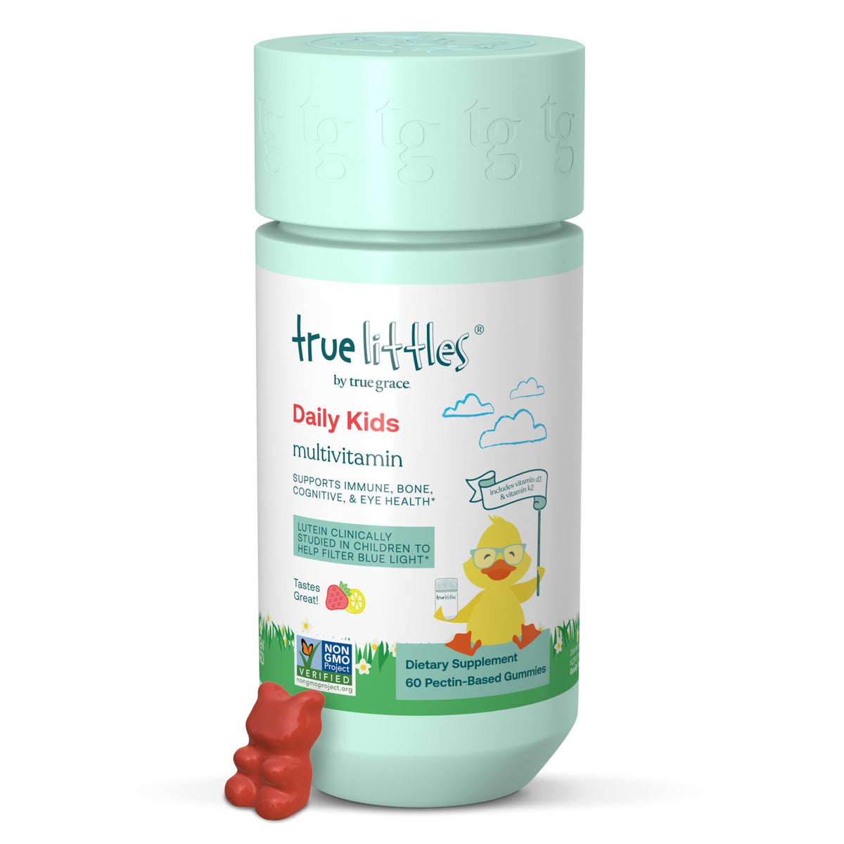 True Grace True Littles Daily Kids Multivitamin 60 Gummies front view