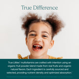 True Grace True Littles Daily Kids Multivitamin 60 Gummies on a table