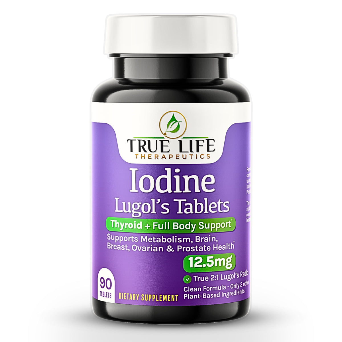 True Life Therapeutics Iodine Tablets 5mg front view