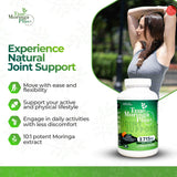 True Moringa Plus+ Turmeric Joint Support Supplement capsule close-up