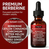 TRUE NATURALS 7-In-1 Herbal Supplement drops in a measuring spoon