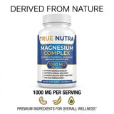 true nutra Magnesium Complex 90 capsules bottle