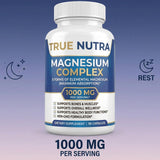 true nutra Magnesium Complex on a wooden table
