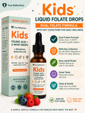 True Reflectionz Dual Folate Liquid Drops bottle side view