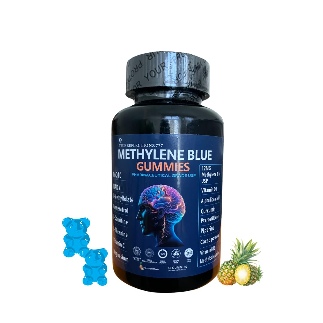 True Reflectionz Methylene Blue Gummies front view in packaging