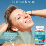 True Roots Stress Gummies showing strawberry flavour