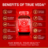 True Veda Organic Moringa Capsules side view