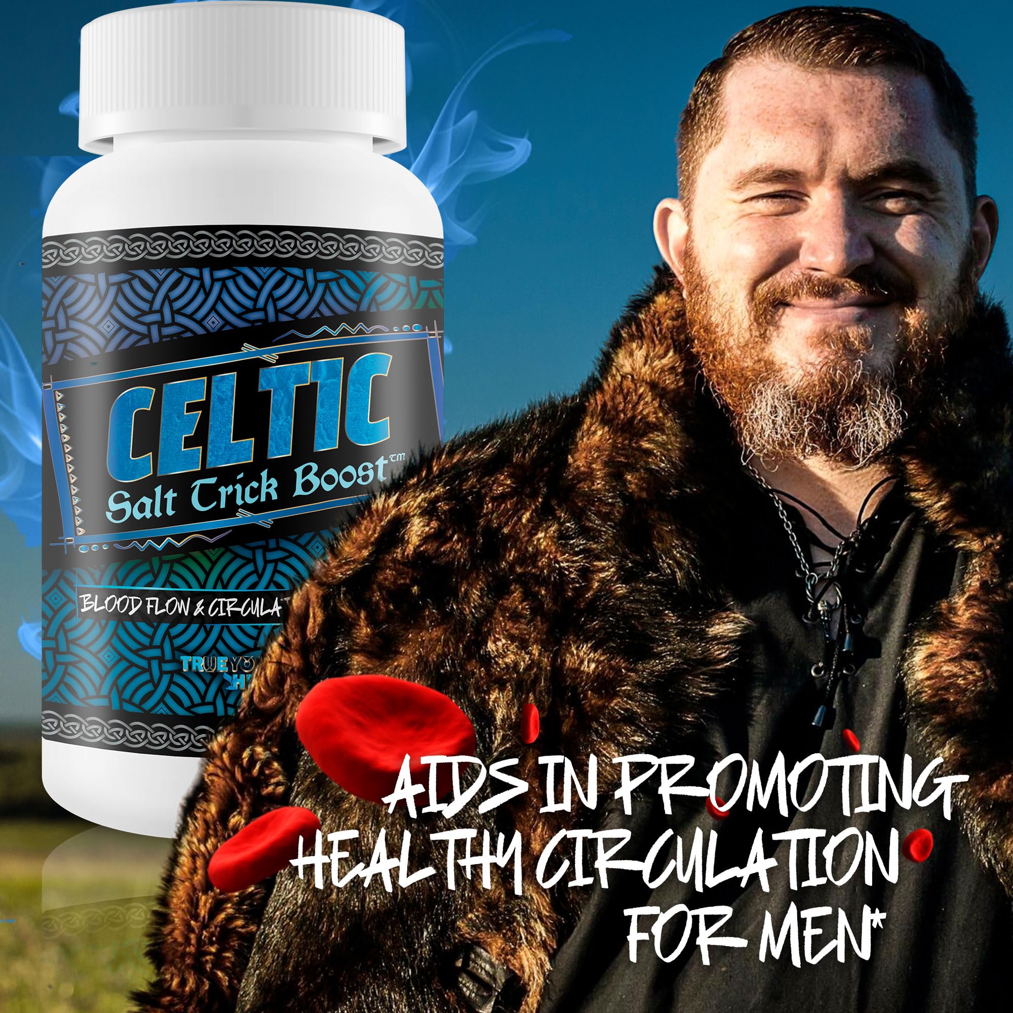 True You Health Celtic Salt Trick Supplement bottle with a measuring spoon