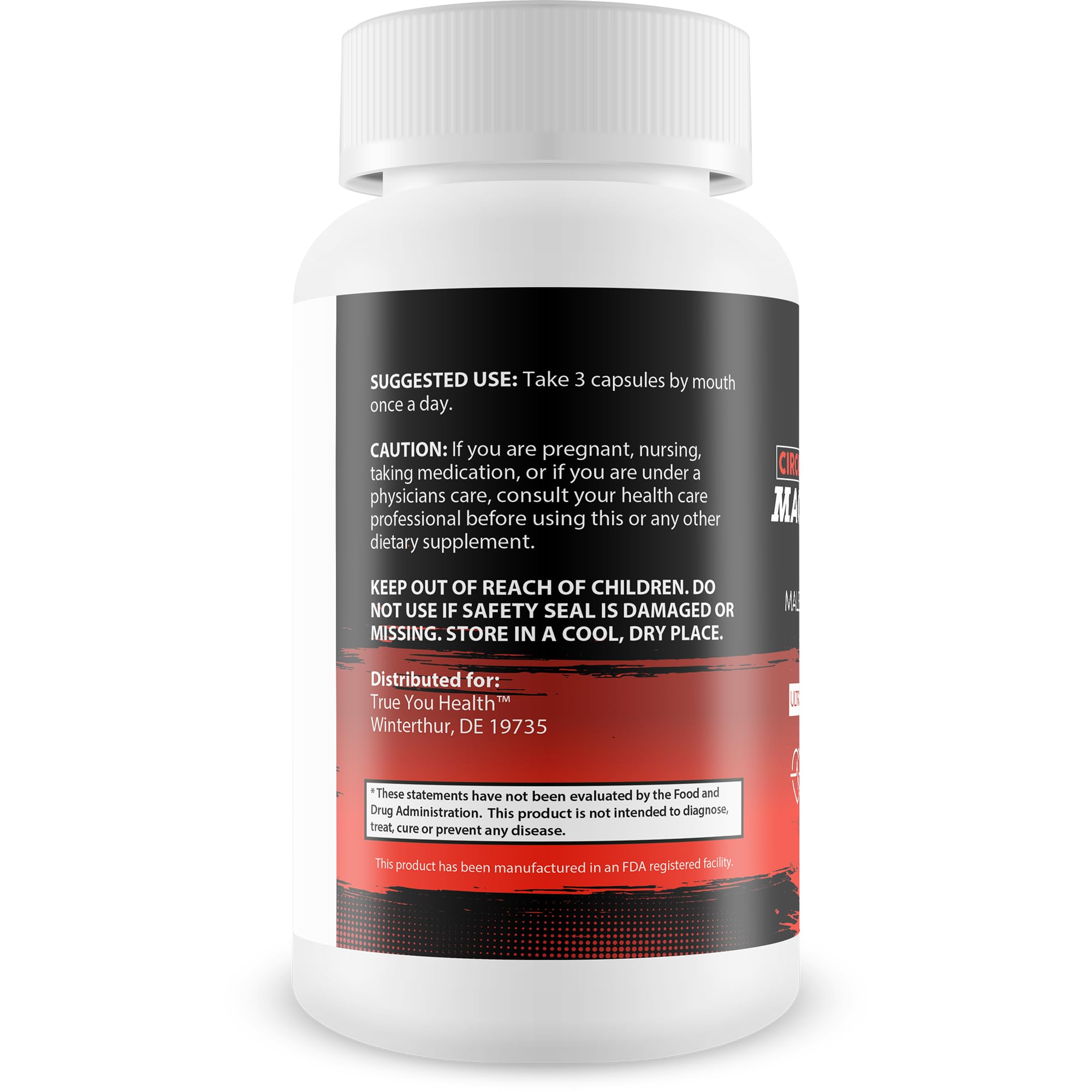 True You Health Circulation Magnum Xtreme Pro capsule close-up