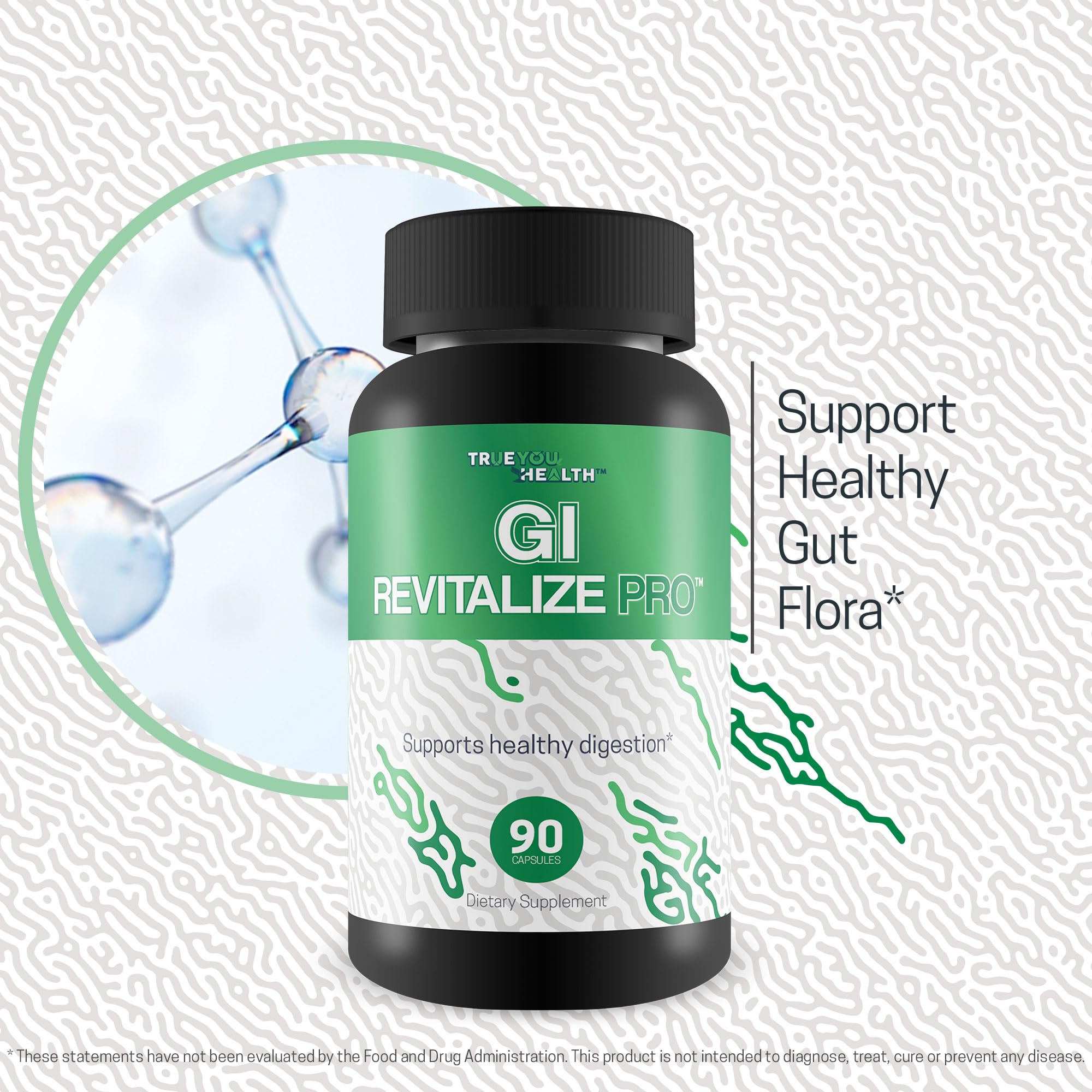 True You Health Psyllium Supplement 109g label details