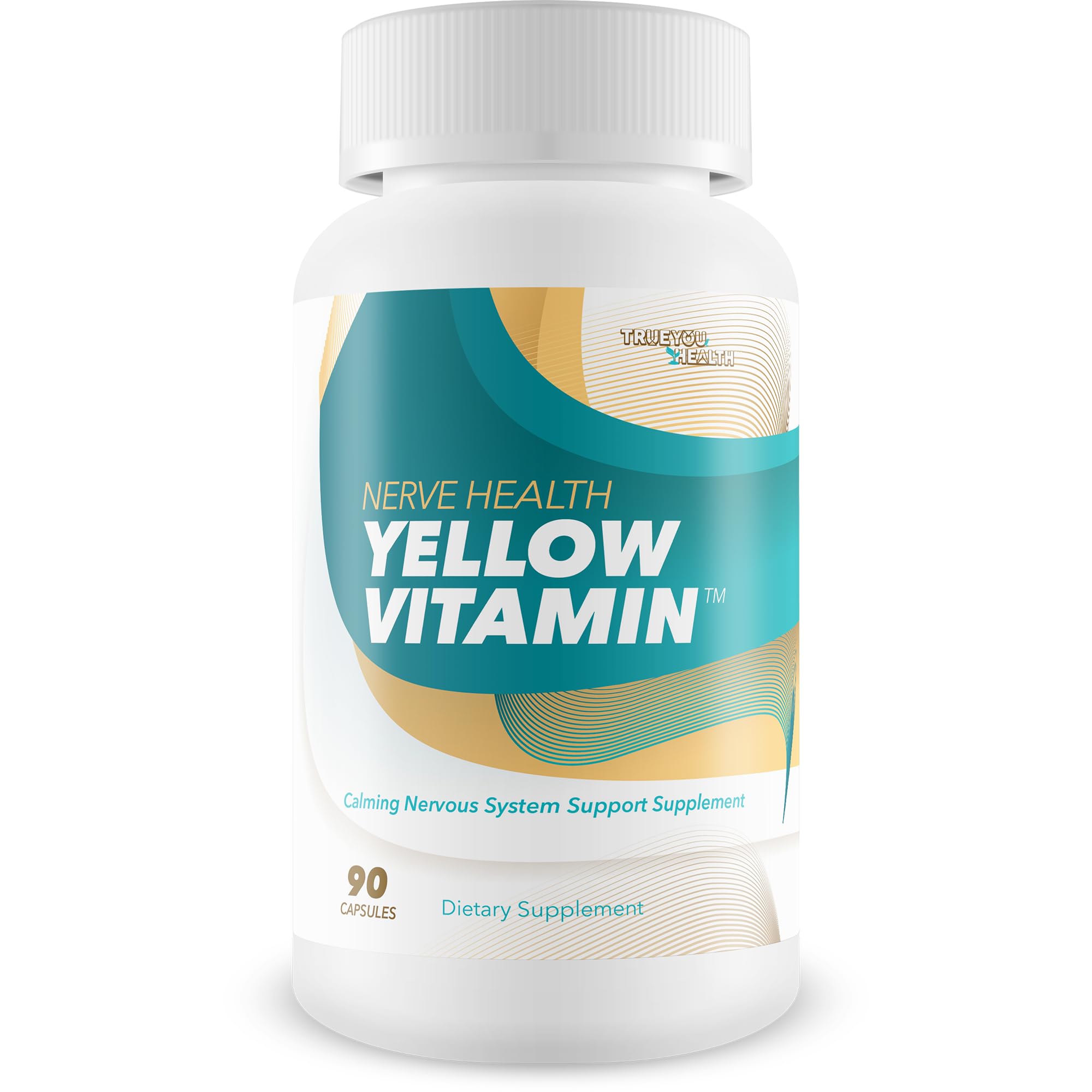 True You Health Total Nerve Wellness B-Complex Supplement front view